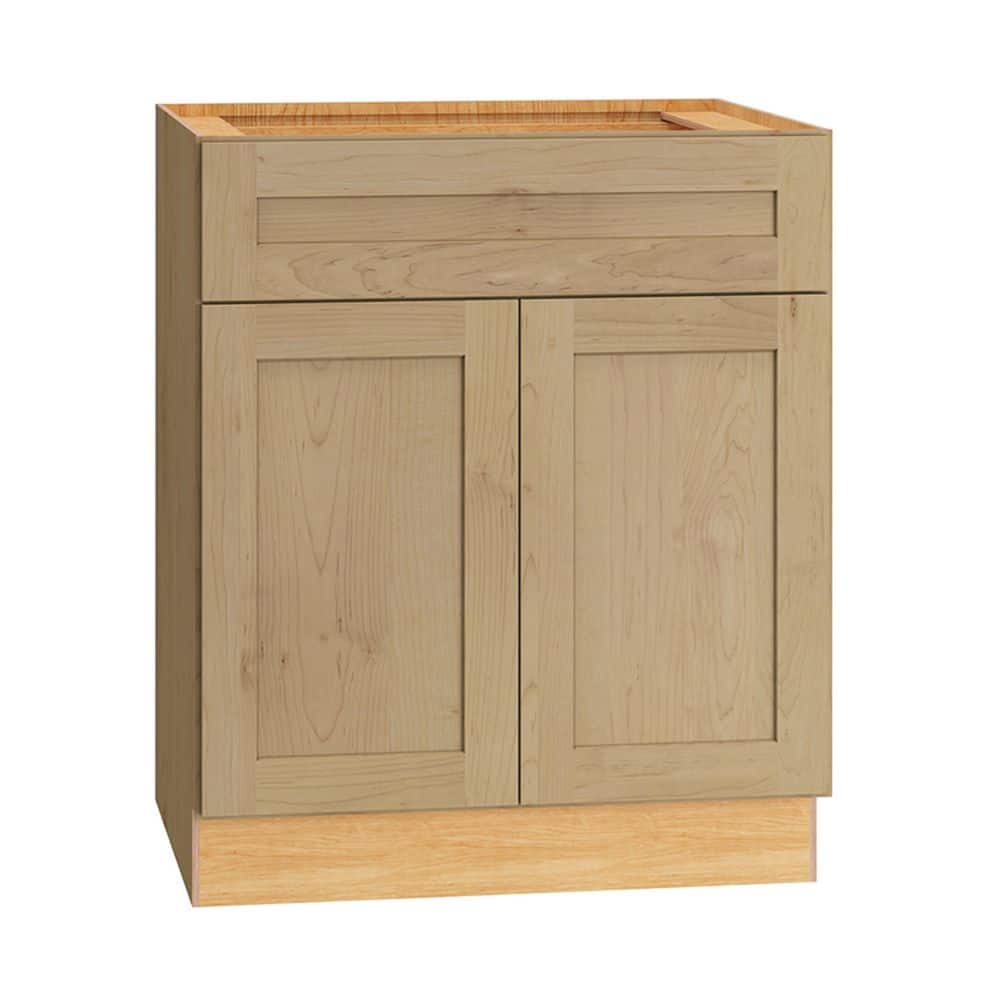 QuickShip Cottage 27 in. W x 21 in. D x 34.5 in. H Assembled Plywood Shaker Bath Sink Base Cabinet in Canopy price history on PriceWatchPro