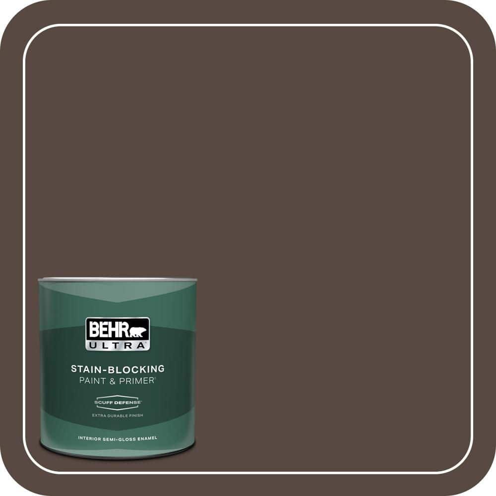 1 qt. #780B-7 Bison Brown Extra Durable Semi-Gloss Enamel Interior Paint & Primer price history on PriceWatchPro
