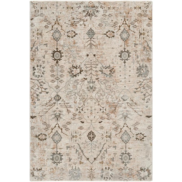 Napoli Khaki 9 ft. x 12 ft. Indoor Area Rug