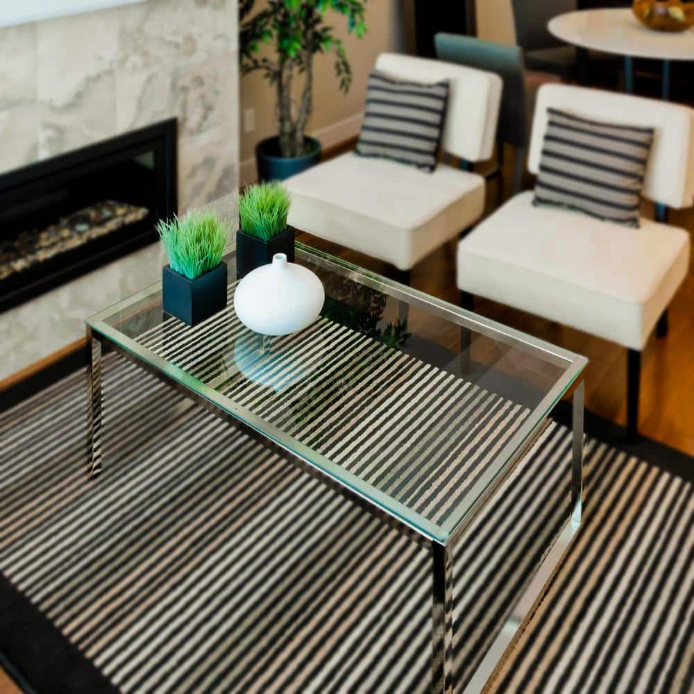 Elegant 20" Clear Tempered Glass Square Table Top