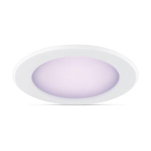 5 in. /6 in. Integrated LED Color and Tunable White 85W Equivalent Dimmable Smart Wi Fi Wiz Remodel Recessed Light Kit