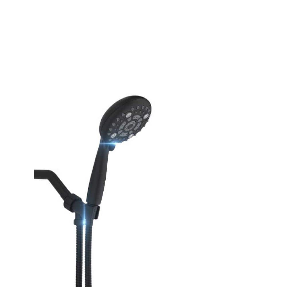 4-Spray Patterns with 2.5 GPM 6 in. H Wall Mount Rain Fixed Shower Head in 