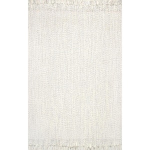 Courtney Braided Ivory 2 ft. x 3 ft. Indoor/Outdoor Patio Area Rug