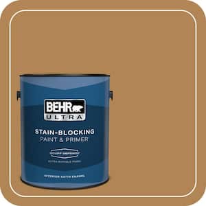 BEHR ULTRA 1 gal. #S290-6 Golden Rice Satin Enamel Exterior Paint ...