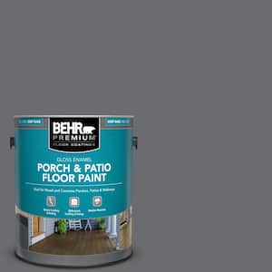 1 gal. #PPF-49 Platinum Gray Gloss Enamel Interior/Exterior Porch and Patio Floor Paint