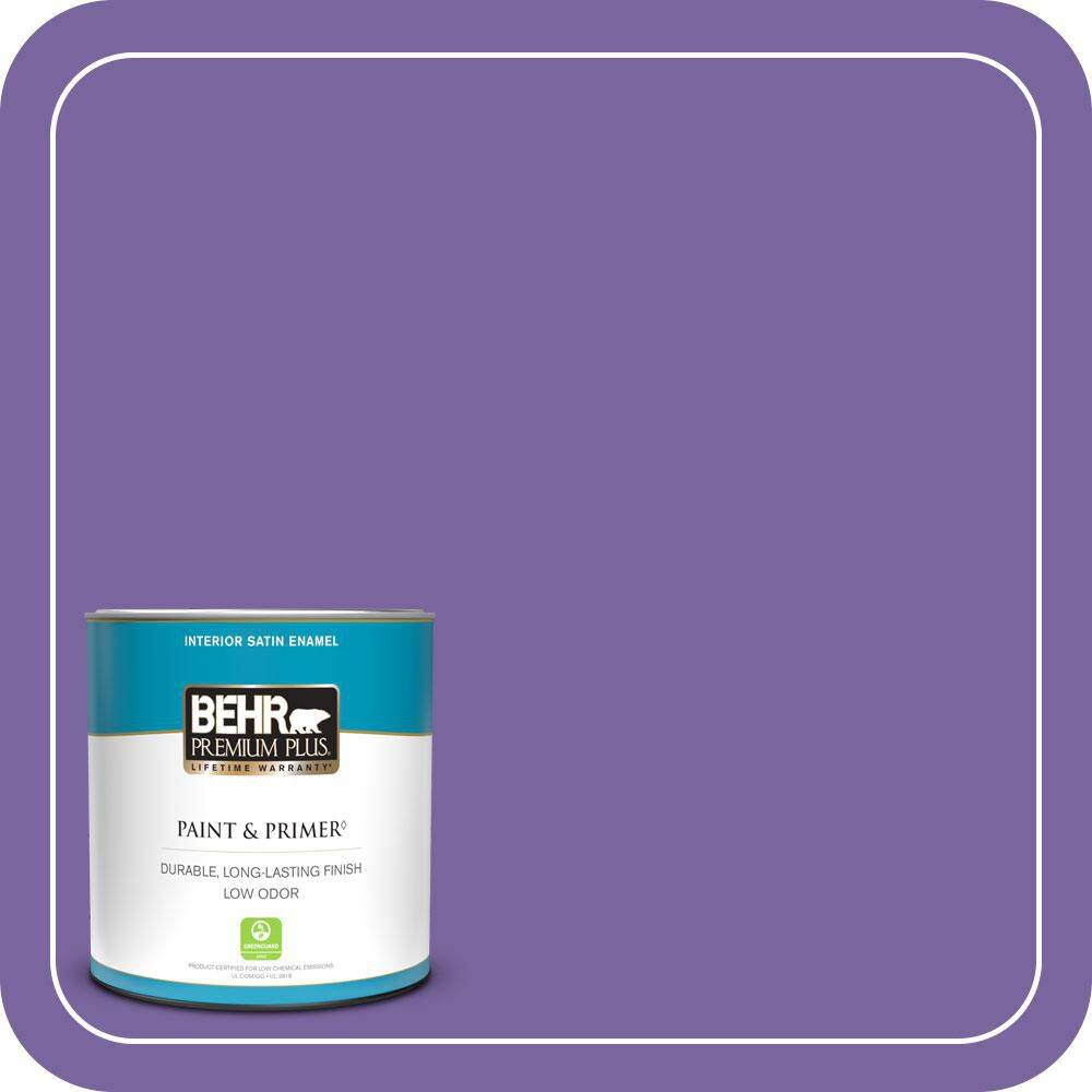 1 qt. #PPU16-03 Purple Paradise Satin Enamel Low Odor Interior Paint & Primer price history on PriceWatchPro
