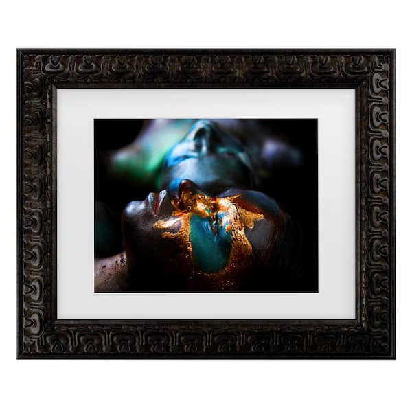 Trademark Fine Art Ivan Kovalev 2-Continents Yellow Stone Matted Framed Photography Wall Art 14.5 in. x 17.5 in.