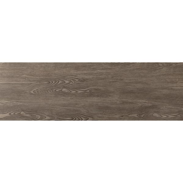 EMSER TILE Alpine Espresso 6 in. x 36 in. Porcelain Floor and Wall Tile (8.7 sq. ft. / case)