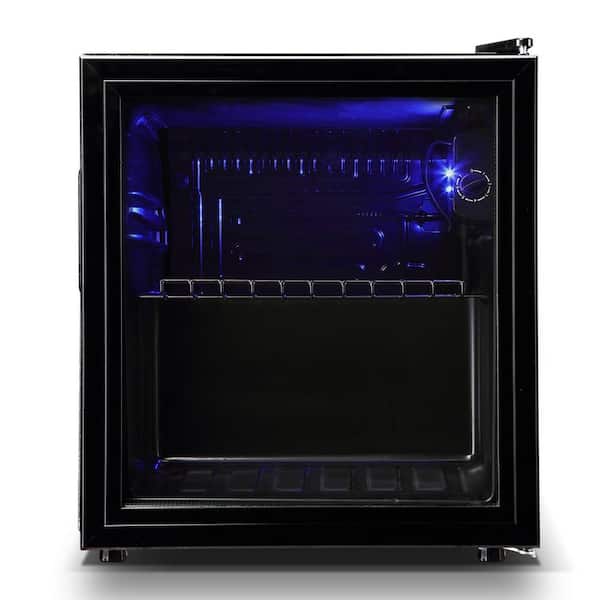1.6 cu. ft. 17.72 in. Single Zone 60-Cans Beverage Cooler w/ 7 Digital Temperature Control and Adjustable Shelf in Black