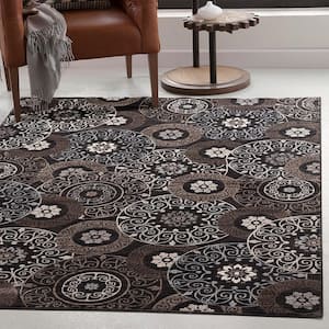 Sonoma Lundy Chocolate 5 ft. 3 in. x 7 ft. 6 in. Area Rug