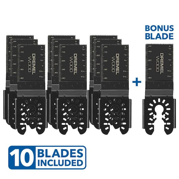 Dremel MultiMax Universal Oscillating Kit Wood Flush Cut Blades Plus 1