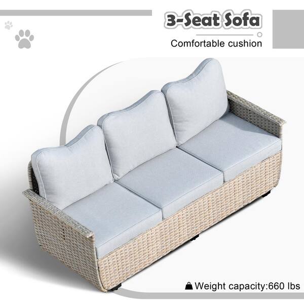 Siara 7 piece online modern rattan