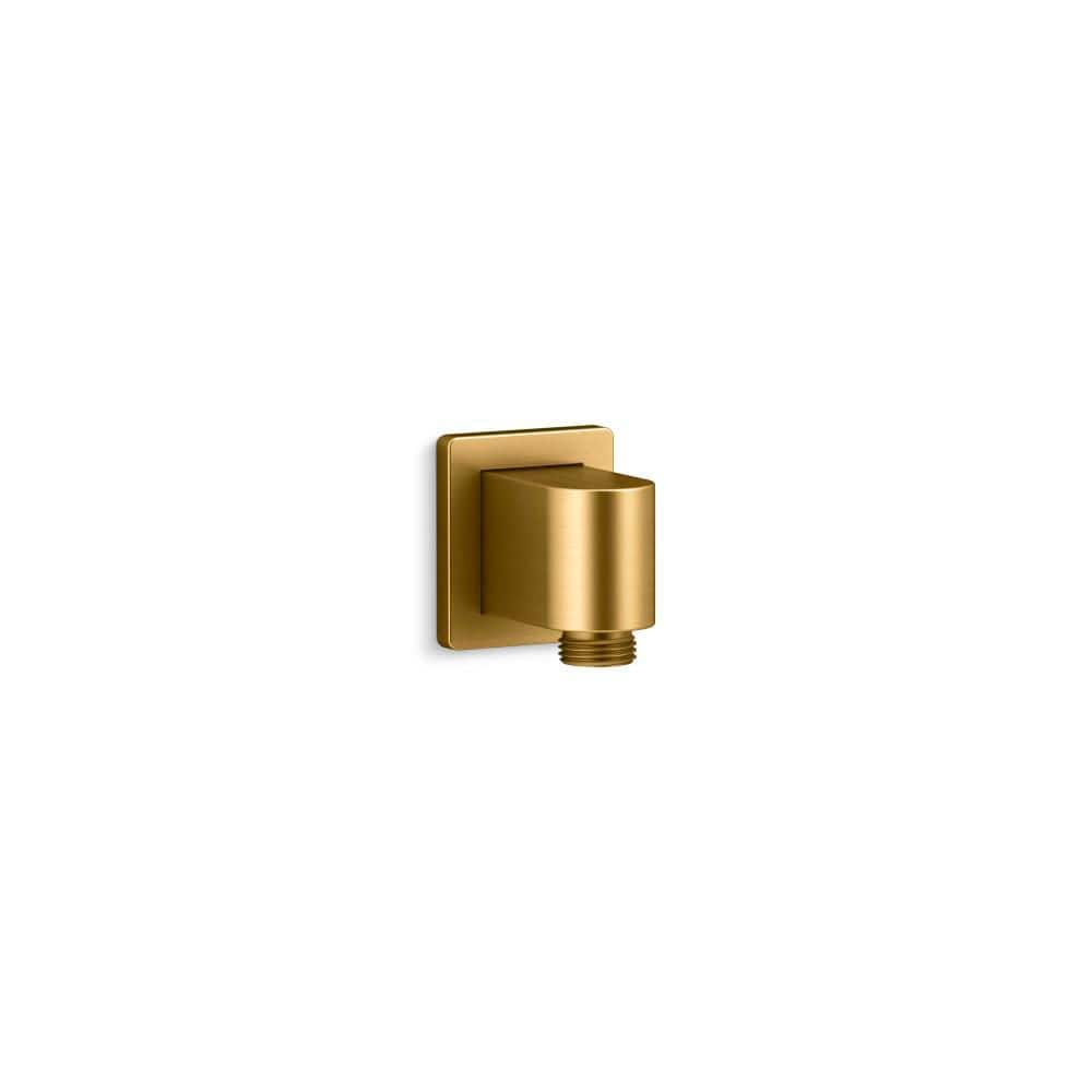 Awaken Wall-Mount Supply Elbow with Check Valve in Vibrant Brushed Moderne Brass price history on PriceWatchPro