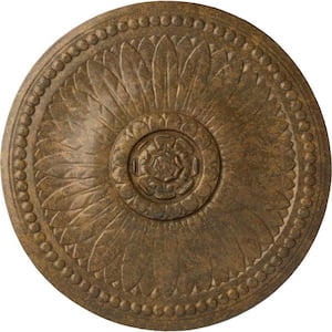 18-1/8 in. x 3/4 in. Bailey Urethane Ceiling Medallion (Fits Canopies upto 4 in.) Hand-Painted Rubbed Bronze