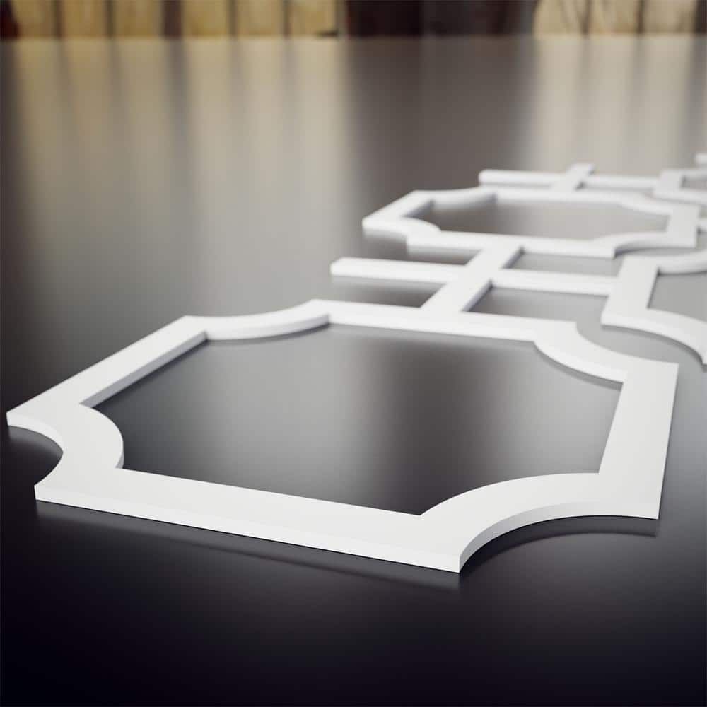 Large White PVC Decorative Fretwork Wall Panels