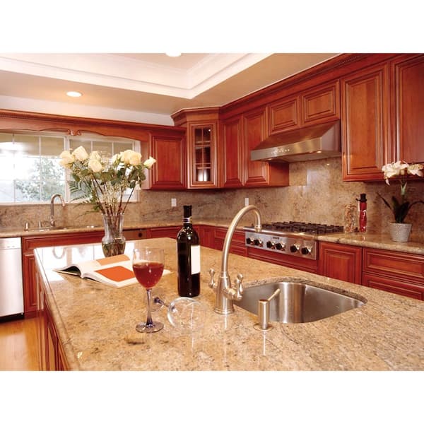 3 in. x 3 in. Granite Countertop Sample in Solaris