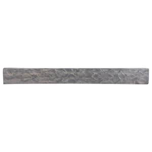 Rough Hewn 60 in. x 5.5 in. Ash Gray Mantel