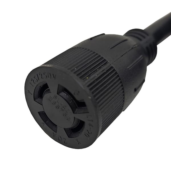 parkworld 10 ft. 10/4 20 Amp 125/240-Volt Twist Lock 4-Prong