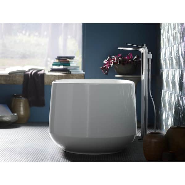 KOHLER Ceric 60 in. x 30 in. Soaking Bathtub with Center