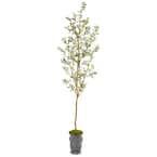 7.5 ft. Olive Artificial Tree in Decorative Planter