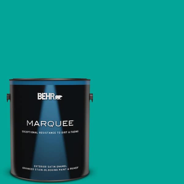 BEHR MARQUEE 1 gal. Home Decorators Collection #HDC-MD-22 Tropical Sea Satin Enamel Exterior Paint & Primer