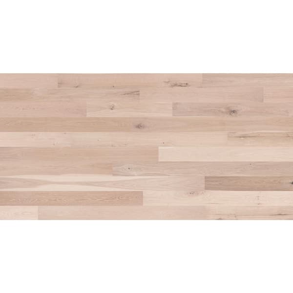 Beasley Unfinished 1/2 in. x 5-3/8 in. Engineered White Oak Hardwood Flooring (35.1 sq. ft./ctn)