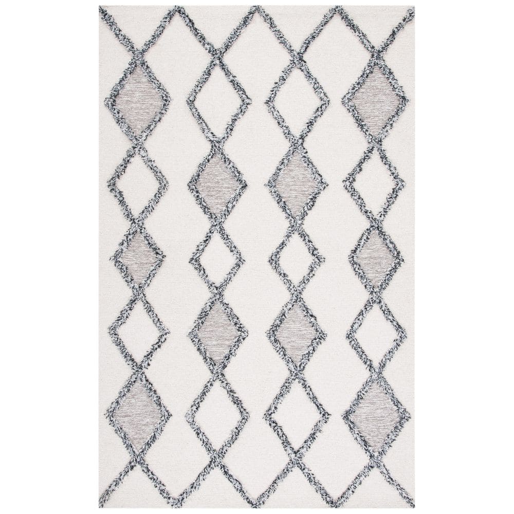 Casablanca 8 ft. x 10 ft. Ivory/Black Diamond High-Low Area Rug price history on PriceWatchPro