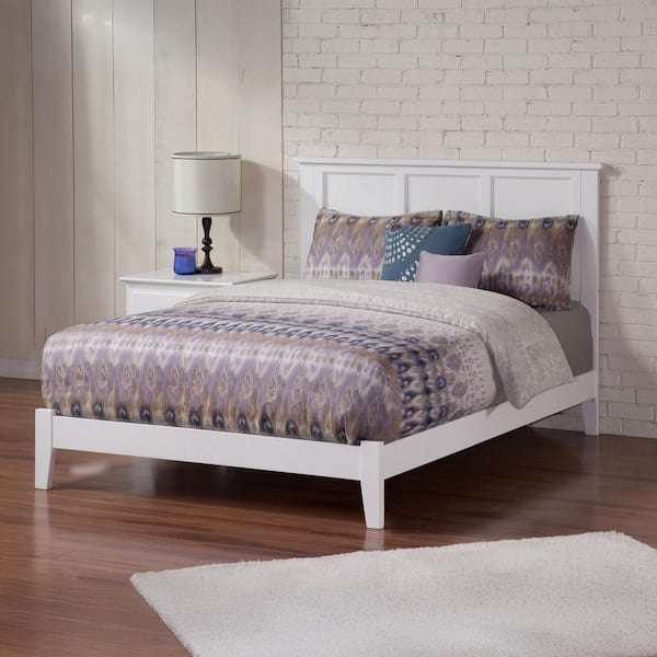 Madison White Queen Traditional Bed