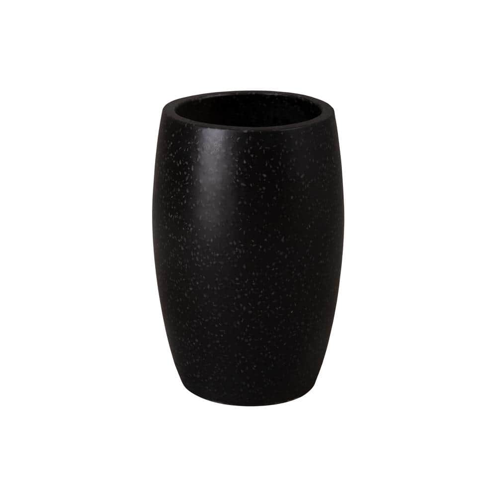 12 in. L x 17 in. H Black Terrazzo Round Planter price history on PriceWatchPro