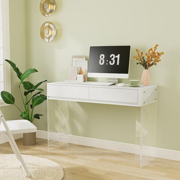 Glossy white on sale desk top