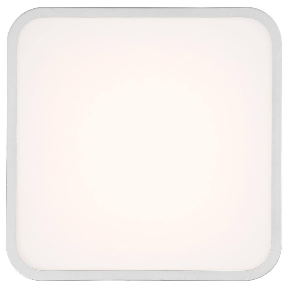 Granada Satin Finish 12" Square LED Flush Mount Ceiling Light