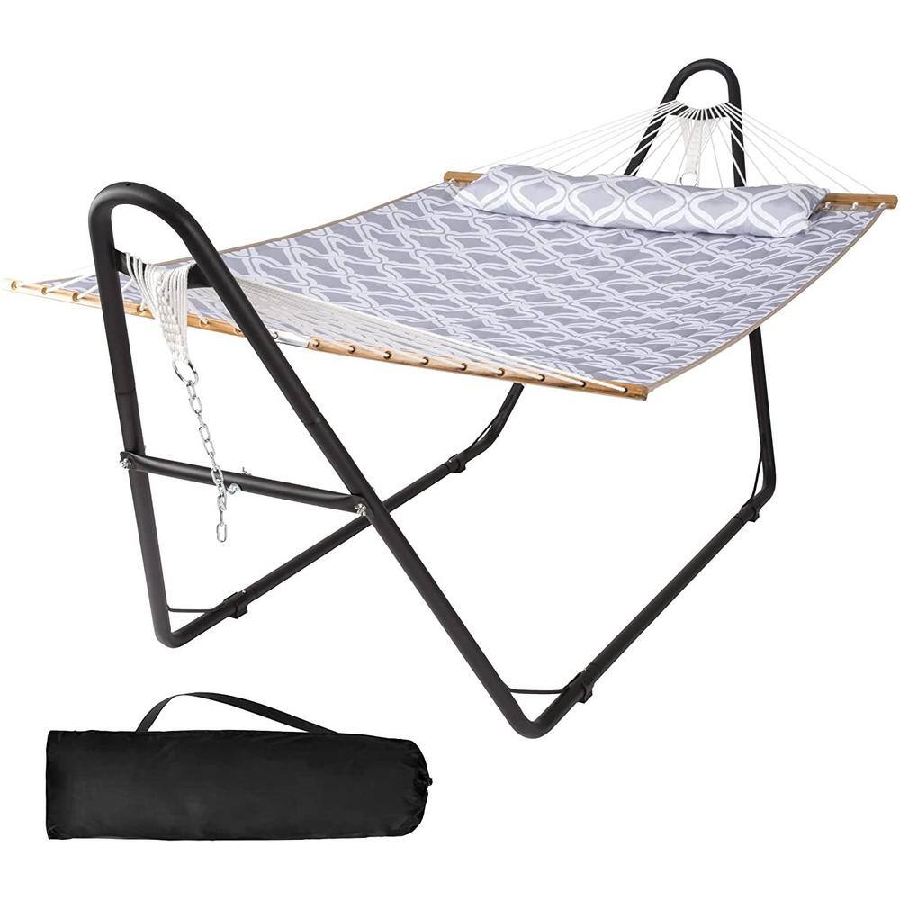 SUNCREAT 10 ft. Portable Hammock with Stand, 2Person Hammock with