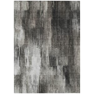 Chantille ACN567 Gray 10 ft. x 14 ft. Machine Washable Indoor/Outdoor Geometric Area Rug