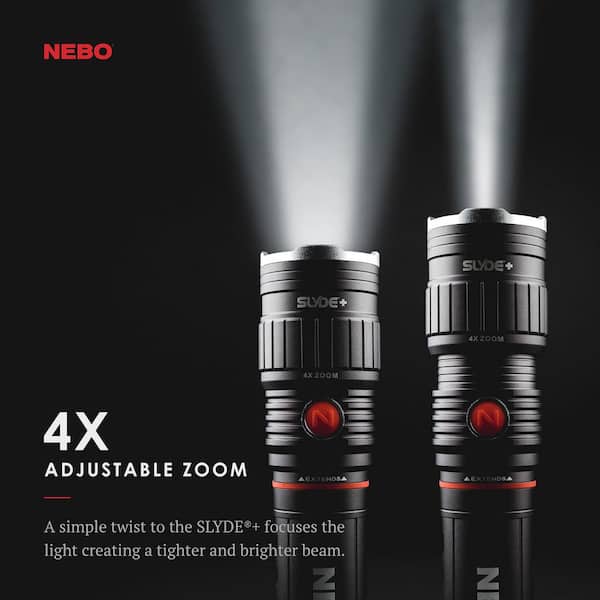 NEBO Slyde King 400 Lumens Alk. Battery LED Tactical Flashlight