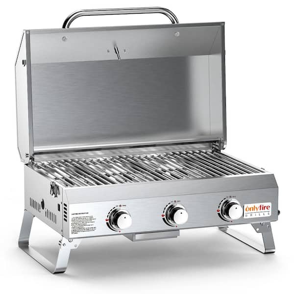 Mini Grill De Camping Pliable En Acier Inoxydable, Portable Avec Réchaud, Pour Extérieur
