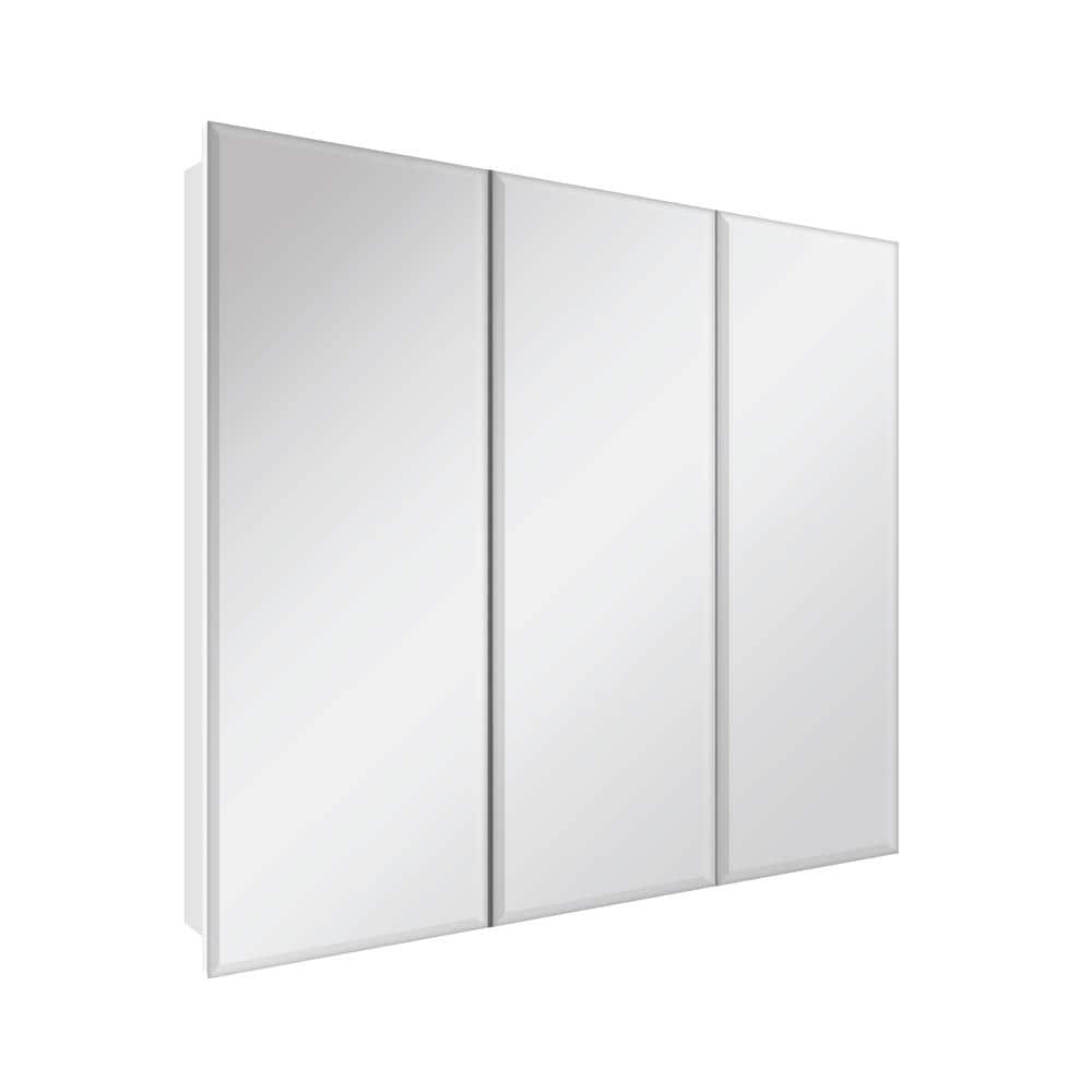 Glacier Bay 36.4 in. W x 30.2 in. H Rectangular Medicine Cabinet 