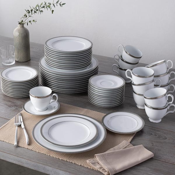Noritake 高級プレートセット Primaduraなど11枚おまとめ Noritake Charlotta Platinum 60-Piece (Platinum) Porcelain