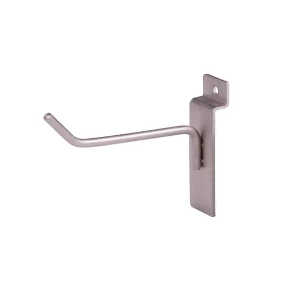 Econoco BQSWH4SN 4 Hook for Slat Wall Pack of 96 