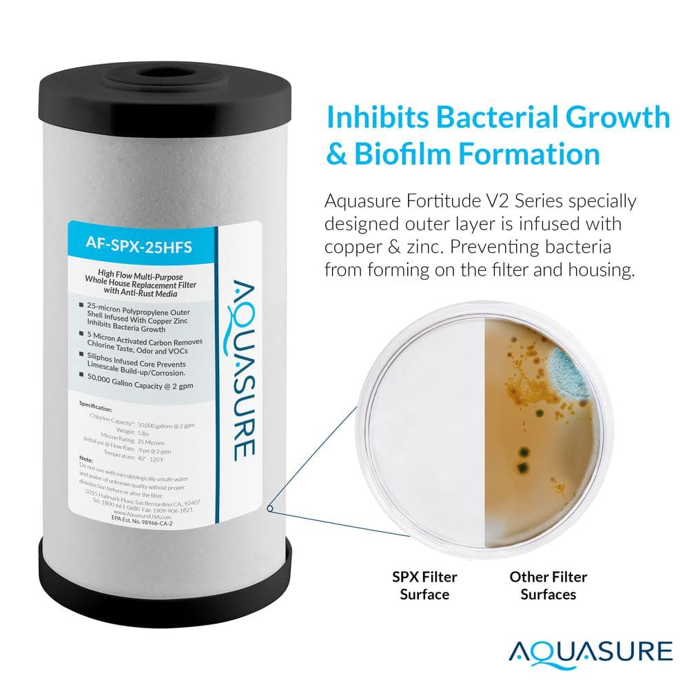 High Flow Multi-Purpose Replacement Filter with Anti-Rust Media