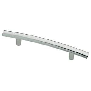 Arched 3-3/4 in. (96 mm) Polished Chrome Cabinet Drawer Pull