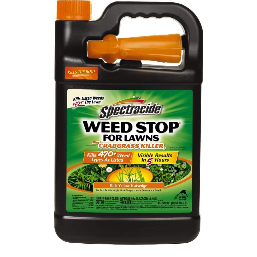 Spectracide Weed Stop for Lawns 128 oz. ReadyToUse Weed Plus