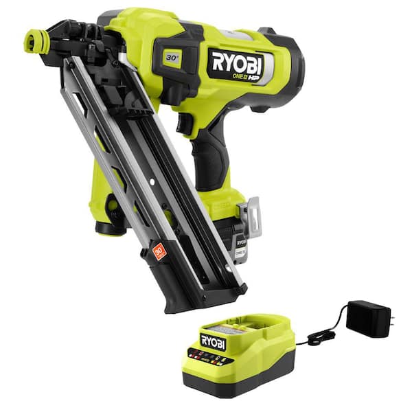 ONE+ HP 18V Brushless Cordless 30° Framing Nailer Kit with 4.0 Ah HIGH PERFORMANCE Battery and Charger