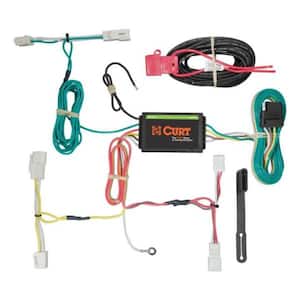 Custom Vehicle-Trailer Wiring Harness, 4-Way Flat Output, Select Toyota Sienna, Quick Electrical Wire T-Connector