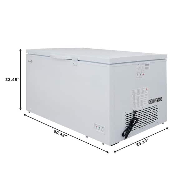Koolmore 16 cu. ft. Manual Defrost Commercial Chest Freezer in