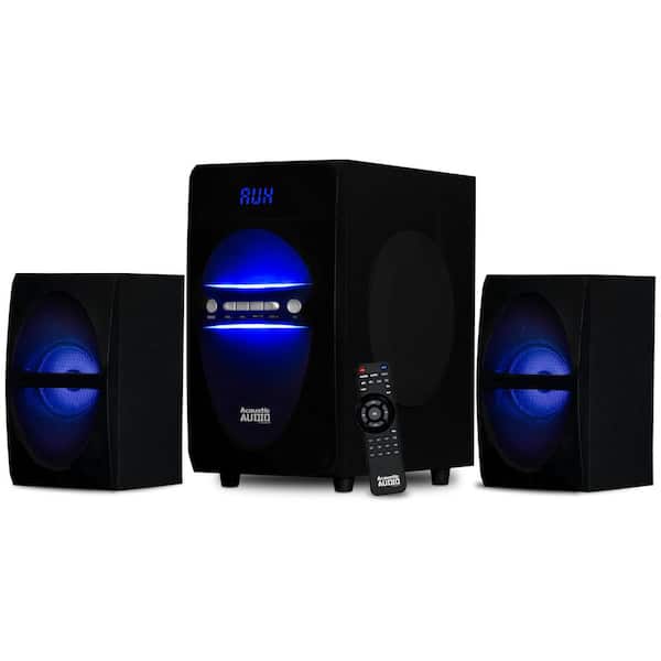 Acoustic Audio by Goldwood Bluetooth 2.1 Multimedia Speaker System with LED Lights