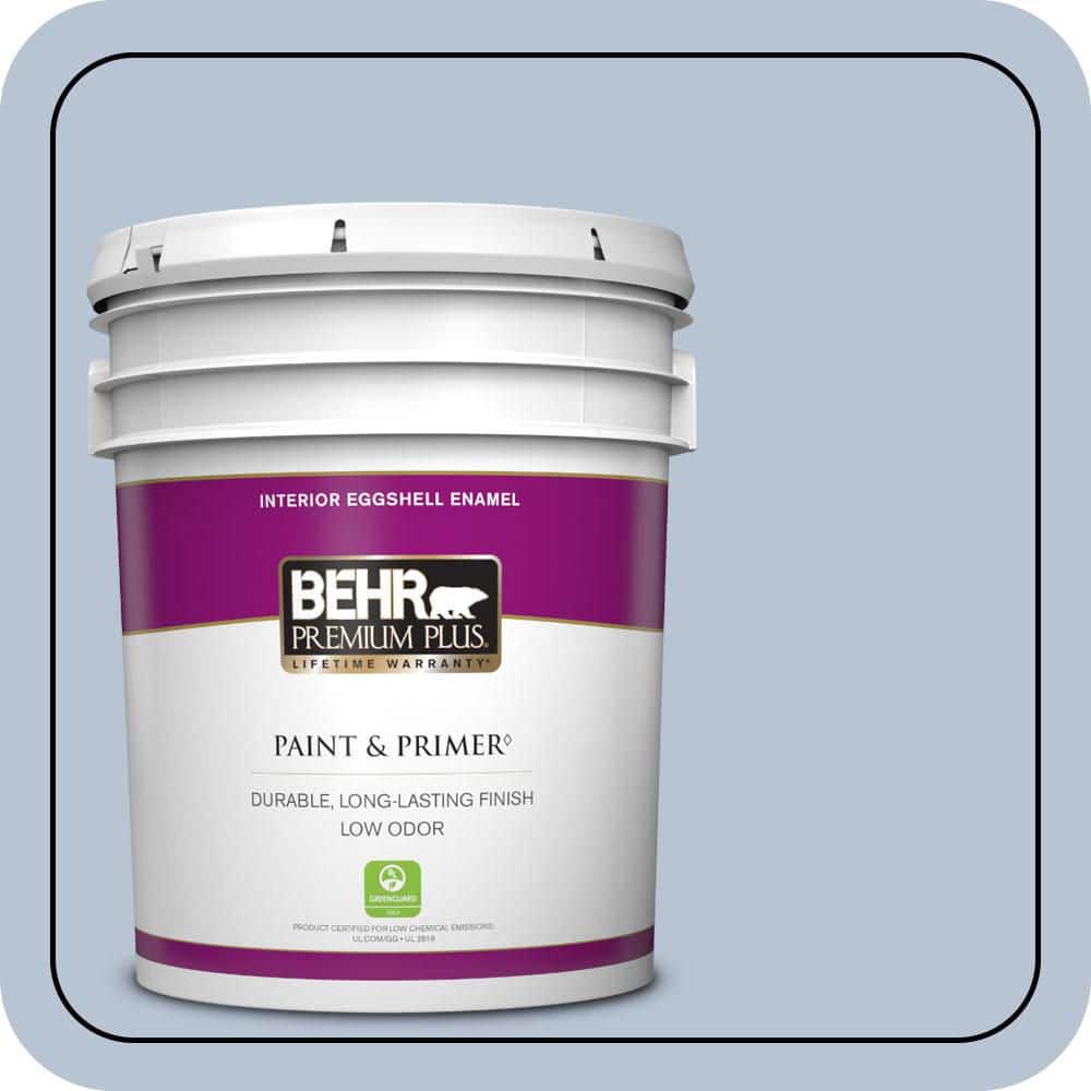 5 gal. #590E-3 Hyacinth Tint Eggshell Enamel Low Odor Interior Paint & Primer price history on PriceWatchPro