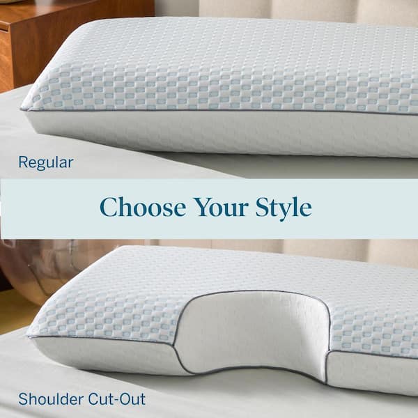 Memory foam pillow with shoulder cut out best sale