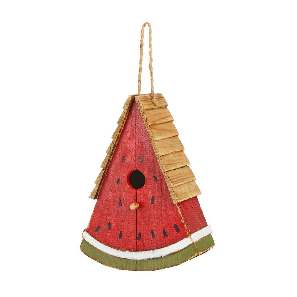 11 in. H Wood Watermelon Birdhouse price history on PriceWatchPro