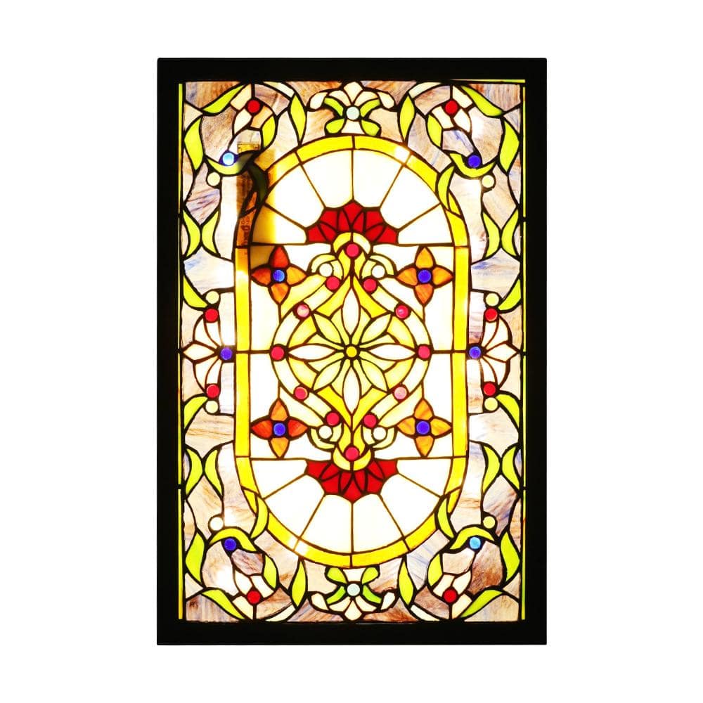 23.62 in. Multi-Color Vintage Selectable Integrated LED Flush Mount Ceiling Light Creative Wall Lamp for Hallway Bedroom price history on PriceWatchPro