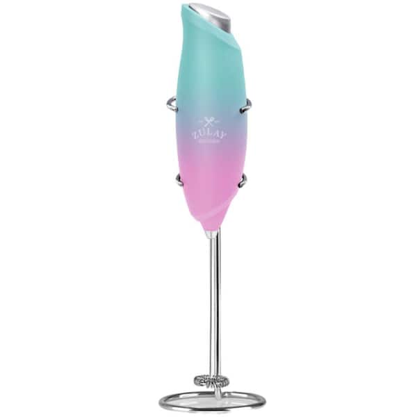 Zulay Kitchen 1-Touch Handheld Milk Frother - Bubblegum